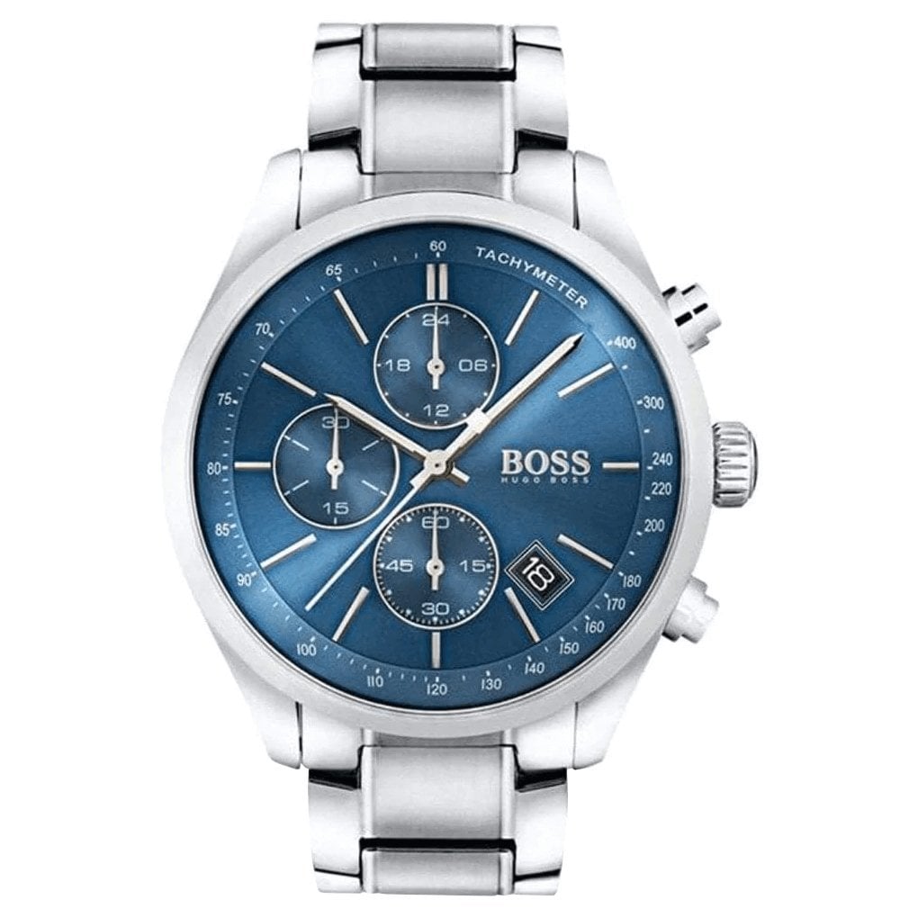 Hugo Boss Men's Watch Chronograph Grand Prix Blue - HB1513478